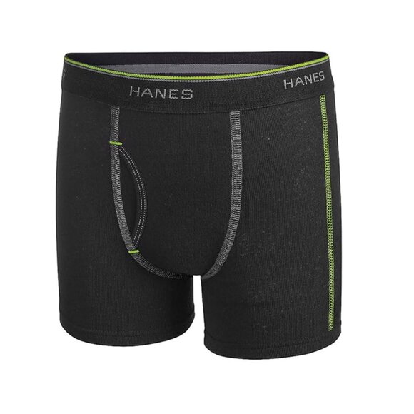 NEW Hanes Comfort Flex Boxer Brief Underwear 10-Pack Tagless Moisture Wicking - Picture 1 of 2